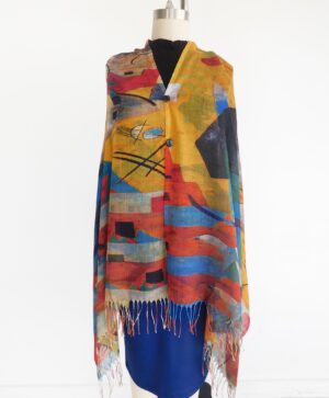 Colorful Harmony Scarf by Palette Threads