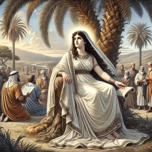 Deborah, a judge and prophetess in Israel