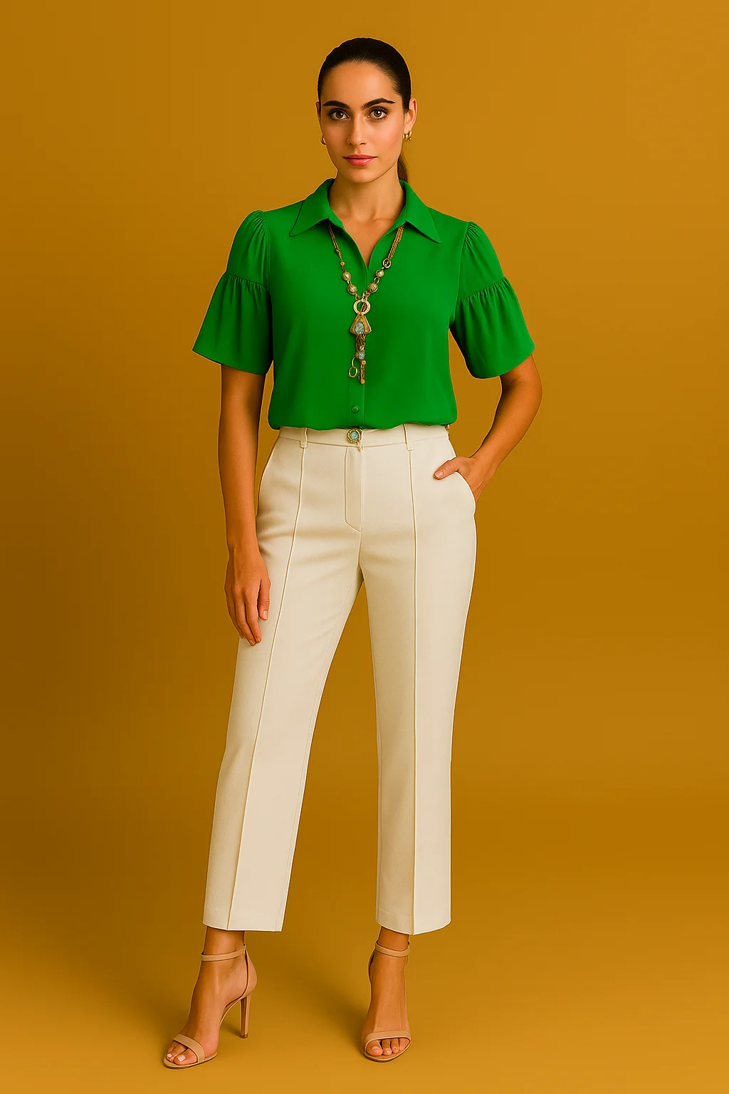 Blouse Christian Green